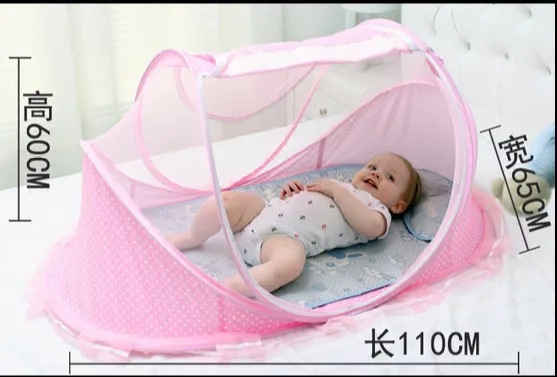 Пользующийся спросом Портативный Детская противомоскитная сетка, складная 0-3 месяцев детская спальная кроватка, 2 цвета хорошего качества детский тент кровать, bebek cibinlik