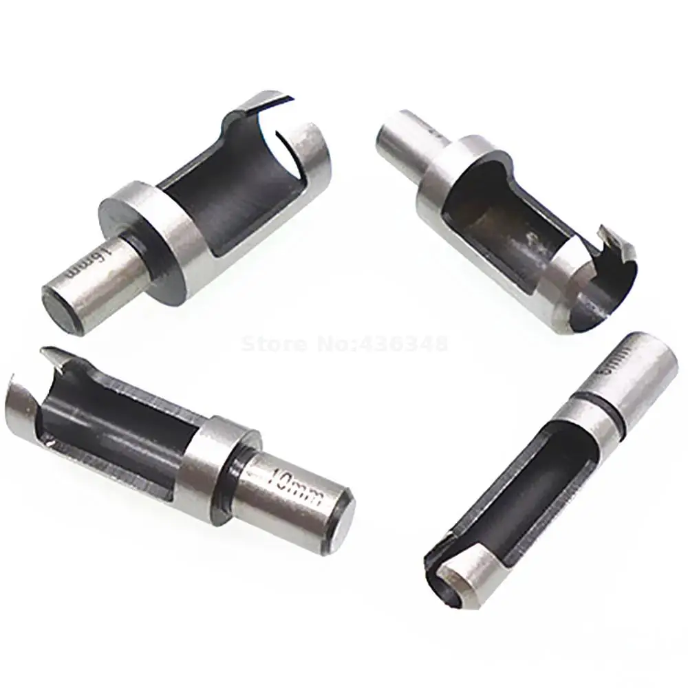 

4 Piece Plug Cutter Counter Bored Set 6mm 10mm 13mm 16mm Hole Wood Timber Drill Dowel Maker Cutting Tools Woodworking Drill Bit