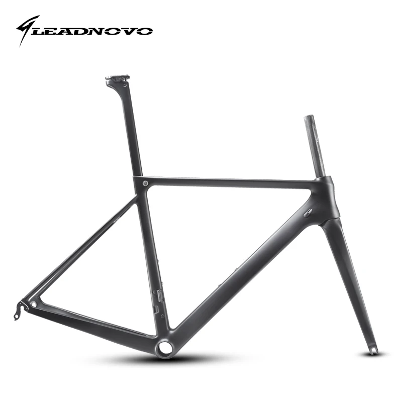 Excellent LEADNOVO T800 UD carbon road bike frame light weight racing bicycle frameset seatpost fork headset accept customized painted 0