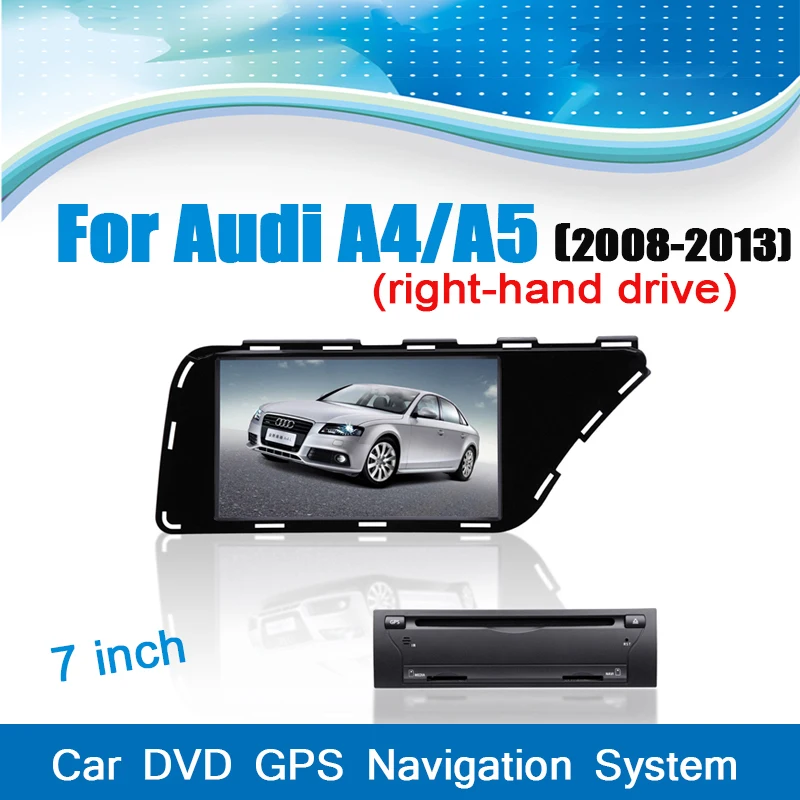 Автомобильный GPS Navigaiton Системы Dvd-плеер Стерео Media Audio Player для Audi A4/A5(2008-2013)(правый руль) с Bluetooth