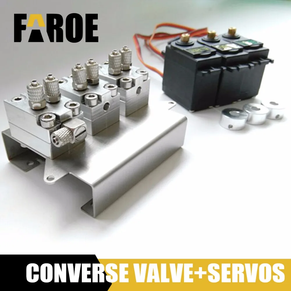 Buy Three way directional valve with servo for RC toy