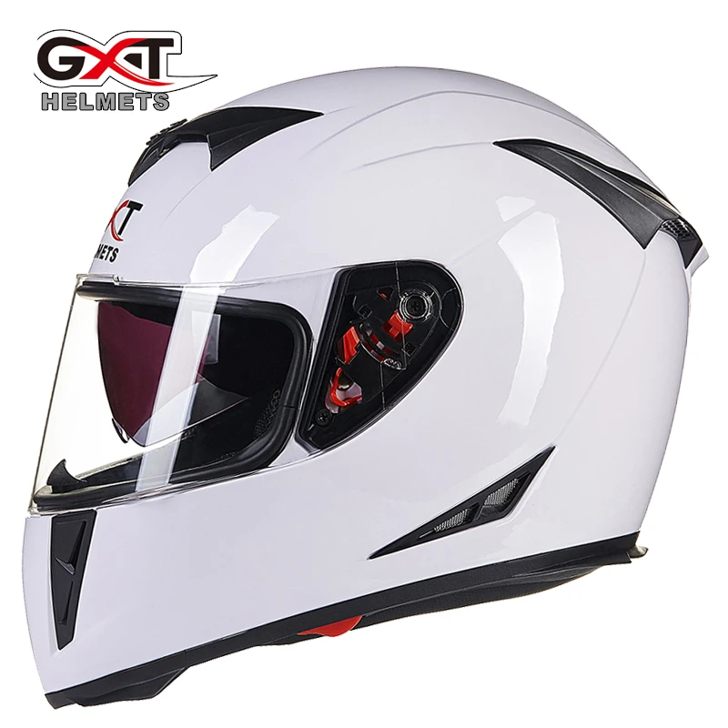 GXT новые оригинальные Полнолицевые Шлемы зимний теплый двойной козырек гоночный Мотоциклетный Шлем КАСКО модульный мотоциклетный шлем