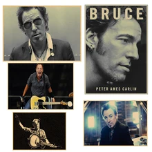 Cartel Vintage Bruce Springsteen · Bruce Springsteen retro Kraft cartel de rock retro cartel retro