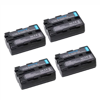 

4Pcs 2000mAh NP-FM500H NP FM500H Rechargeable Batteries For Sony Camera A57 A58 A65 A77 A99 A550 A560 A580 Battery NP FM500H