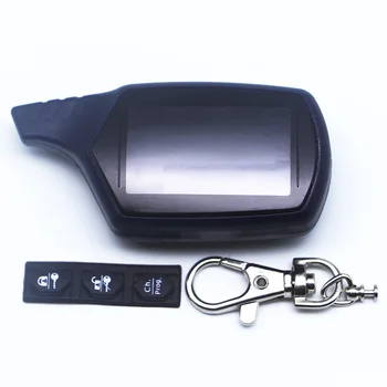 

Russia version EZ-beta case keychain for Jaguar EZ-beta lcd remote two way car alarm system free shipping