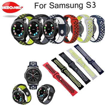 

Sport band for samsung gear s3 Frontier/Classic silicone replacement wrist band bracelet rubber watch strap for samsung gear S3