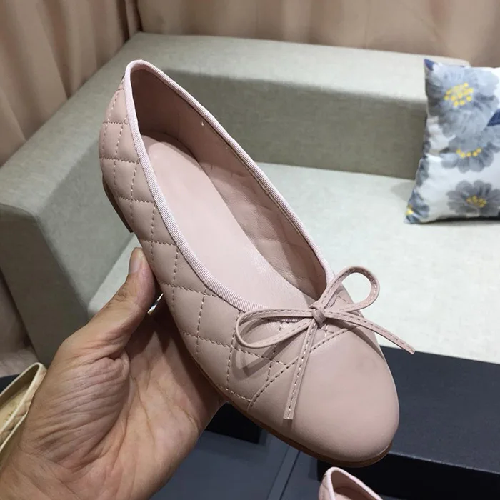 

womens flats 2019 casual women genuine really leather shoes designer shoes women luxury comfortable CC shoes size 34-41