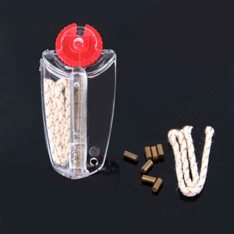 

3Pcs/Pack Flints Stones Cotton Wick Fire Starter Replacement Dispenser Lighter Oil Lighters Smoking Accessies