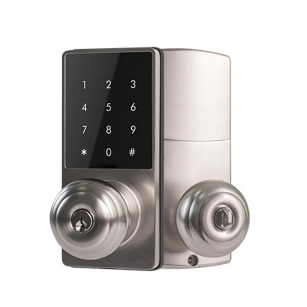 Office Apartment Home Anti-Theft Smart Touch Pad Code Lock Phone APP Control Security Entry Password Door Lock