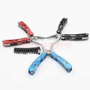 

RIESBA Multitool Pliers Repair Pocket Knife Fold Screwdriver set Hand Multi Tools Mini Folding Pocket Portable Fishing Survival