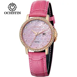 2018 новые модные женские туфли часы OCHSTIN Элитный бренд горный хрусталь браслет часы женские наручные кварцевые часы Relogio Feminino