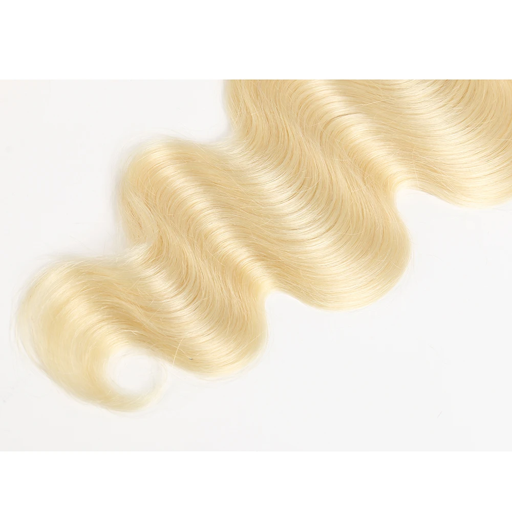 Body Wave Human Hair Weave Bundles 1 PCS EUPHORIA Brazilian Ombre Black Blonde 613 Color Hair Extensions 100% Remy Hair Weaving