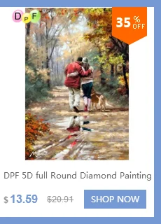DPF DIY замок олень 5Ddiamond Вышивка ремесла домашний декор настенная живопись мозаичная Полная площадь алмазная живопись крестиком