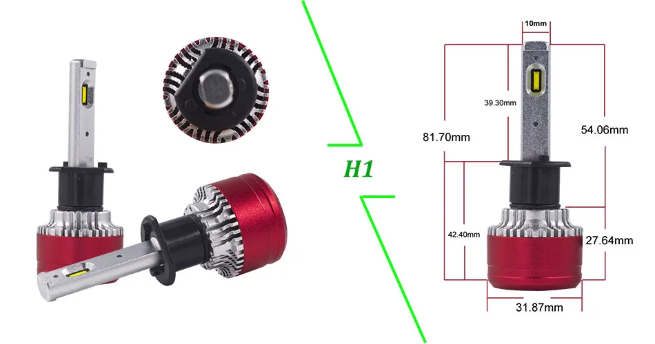 YHKOMS фар автомобиля H4 H7 светодиодный H1 H8 H9 H11 9005 9006 HB3 HB4 светодиодный лампы мини Размеры 10000LM CSP фар авто туман Light 6000 К 12 В