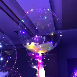 Цилиндрическая Светодиодная лампа Рождество светодиодный шар гелий детская вечеринка украшения для свадьбы и дня рождения новый год
