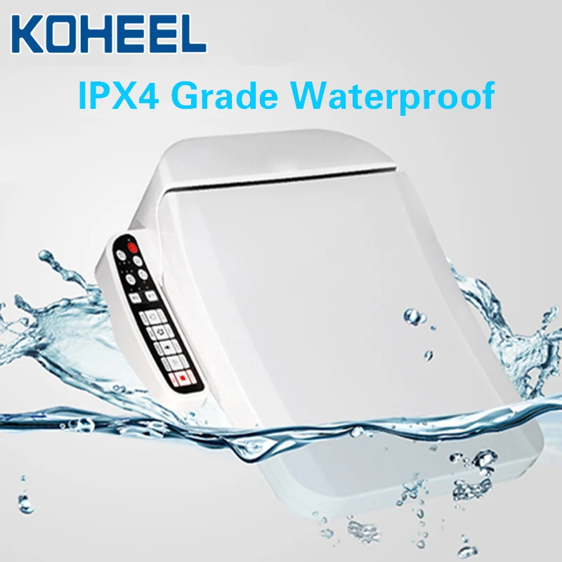 KOHEEL square smart toilet seat cover electronic bidet toilet bowls seat heating clean dry intelligent lid for bathroom