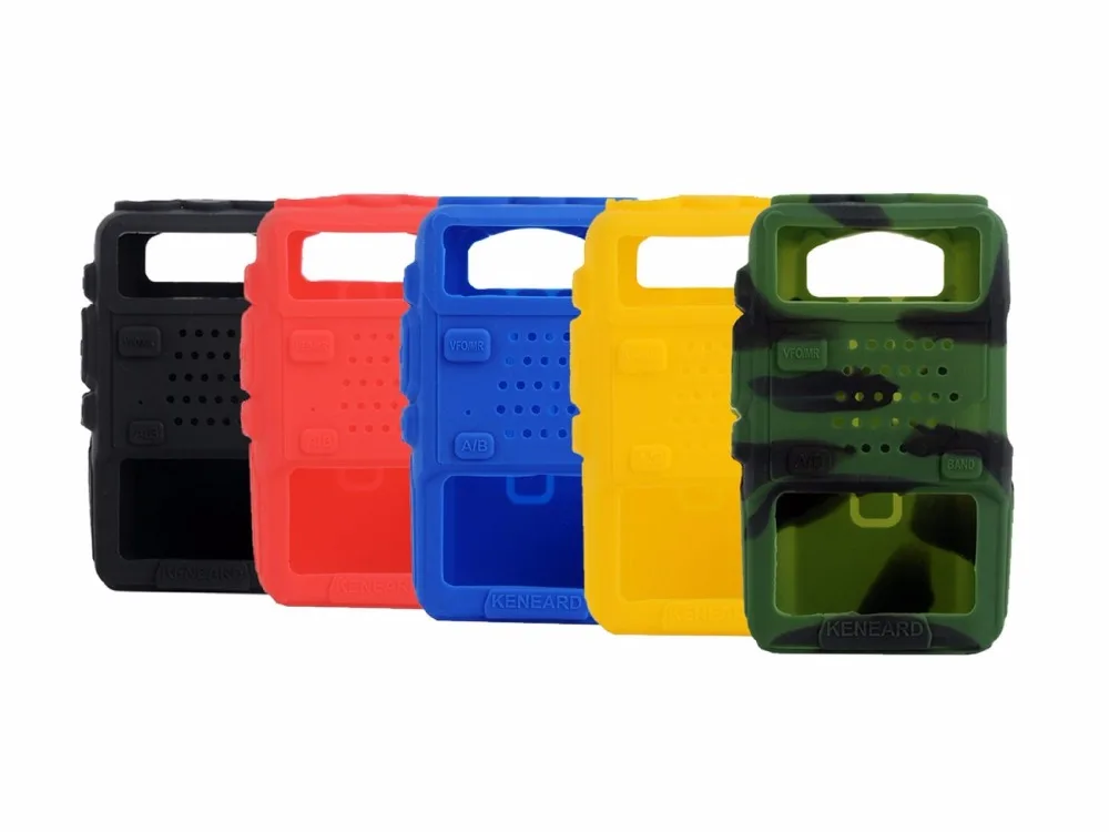 Rubber Soft Handheld Case Holster for Radio BAOFENG BF UV-5R UV-5RA UV-5RB UV-5REPlus TF-UV985 TYT TH-F8 afbeelding