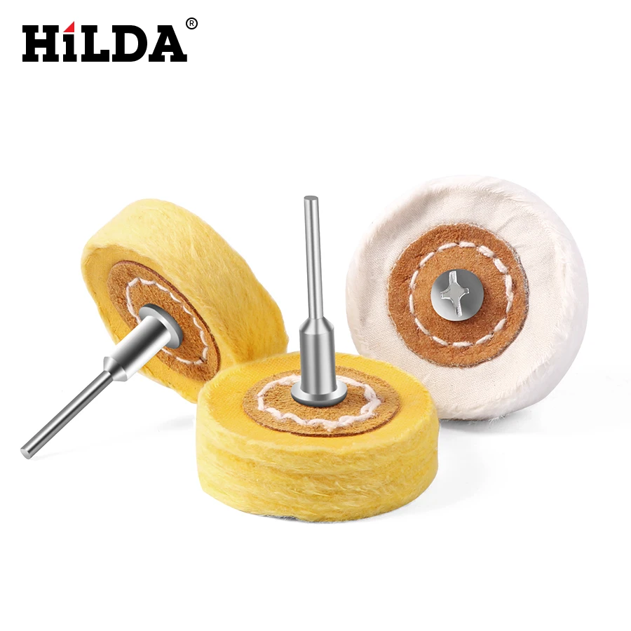  HILDA Grinder Brushes Polishing Buffing Wheel Grinding Head Woodworking Dremel Accessories For Wood