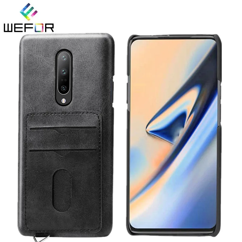 Luxury Retro PU Leather Cover For One Plus font b 7 b font font b 7