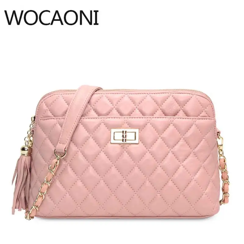 

Women Messenger Bag Genuine Leather Handbag Fashion Clutch Lady Shoulder Bag Luxury Designer Handbags Crossbody for Girl