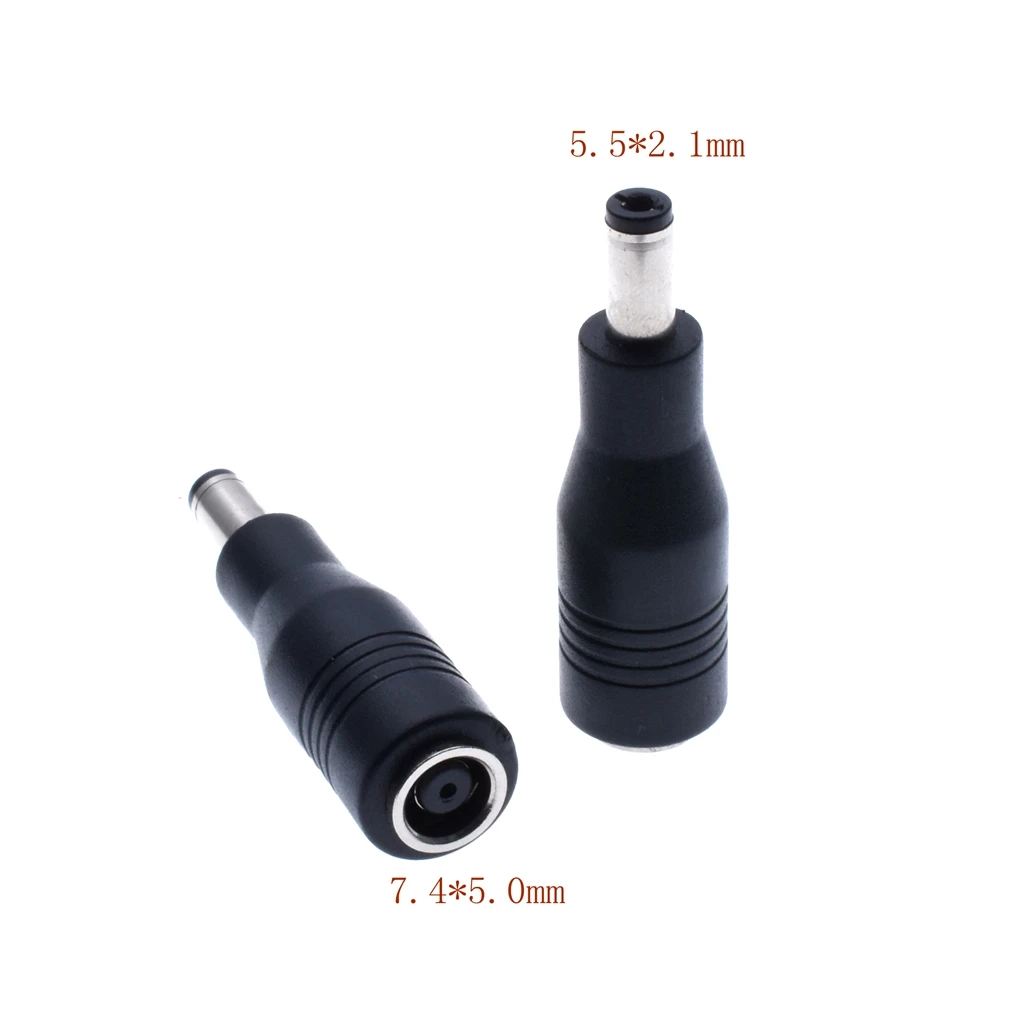 

DC Power Socket charger Conversion Plug DC 7.4mm*5.0mm (Only for Hp) to 5.5mm*2.1mm Universal Plugs For Toshiba Asus Laptops