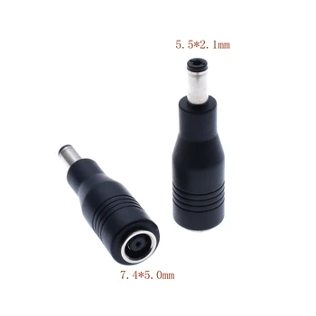 

DC Power Socket charger Conversion Plug DC 7.4mm*5.0mm (Only for Hp) to 5.5mm*2.1mm Universal Plugs For Toshiba Asus Laptops