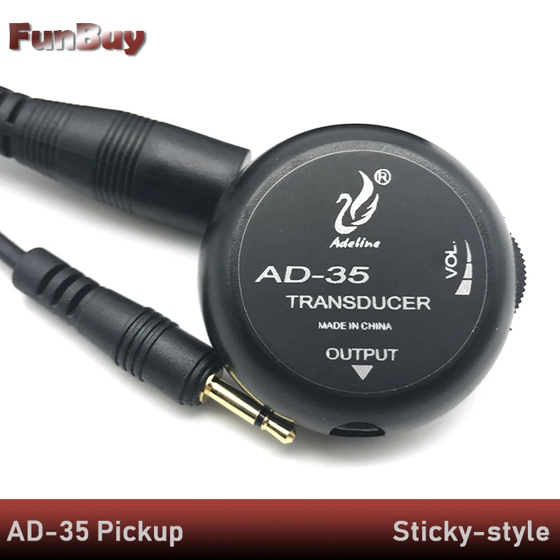 Adeline AD 35 Mini Sound Pick up Piezo Transducer Contact MIC for