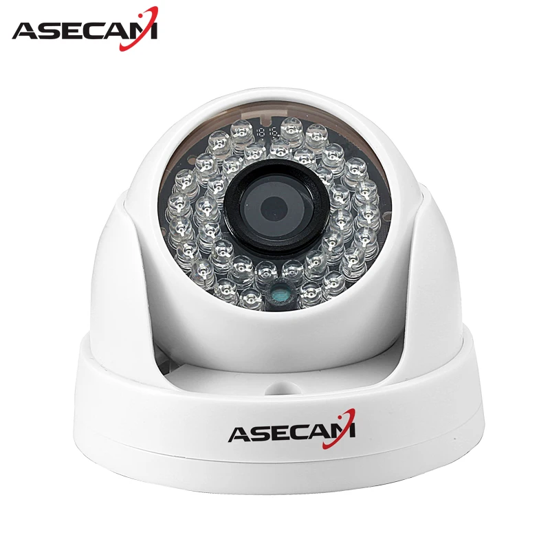 

HD 720P IP Camera Onvif Black Indoor Dome WebCam CCTV 36led Infrared Night Vision Security Network Smart home poe Surveillance
