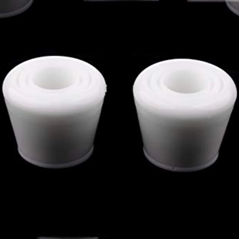 

RENIAEVER 2 PCS Roller skates Toe Stop For outdoor Roller skateing Parts White