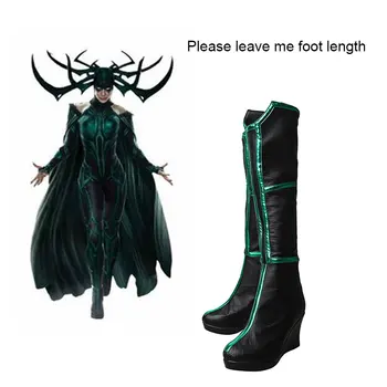 

Thor Ragnarok Cosplay Boots Trailer Hela Cosplay Shoes THOR 3 Boots Halloween Carnival Cosplay Costume Accessories Props Adult