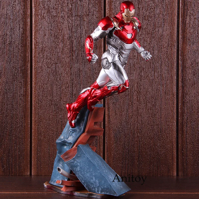 Мстители Marvel Человек-паук Выпускной Железный человек фигурка Марка XLVII Железный человек MK47 1/10 Масштаб ПВХ фигурка Коллекционная модель игрушки