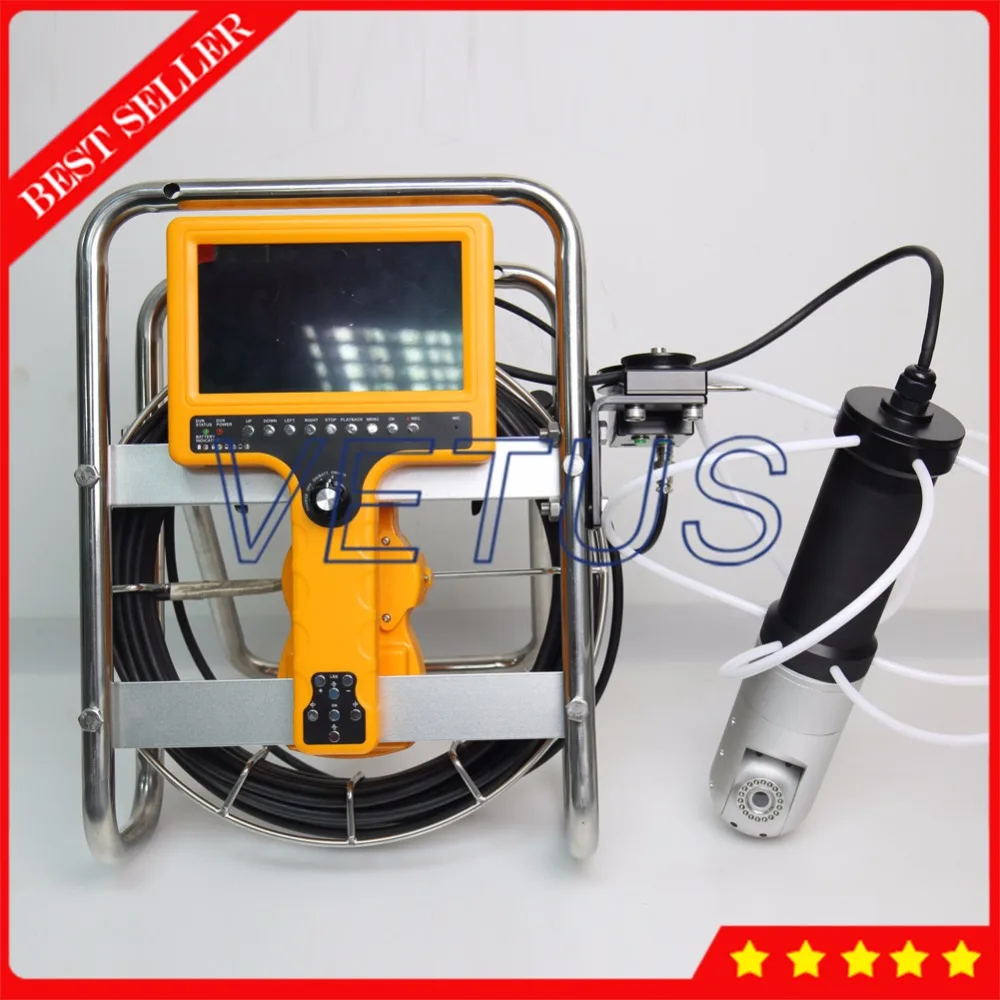 

VT-140R 20m 8GB SD Card 360 Degree Rotation Camera DVR cctv snake Chimney Inspection Camera with counter meter function