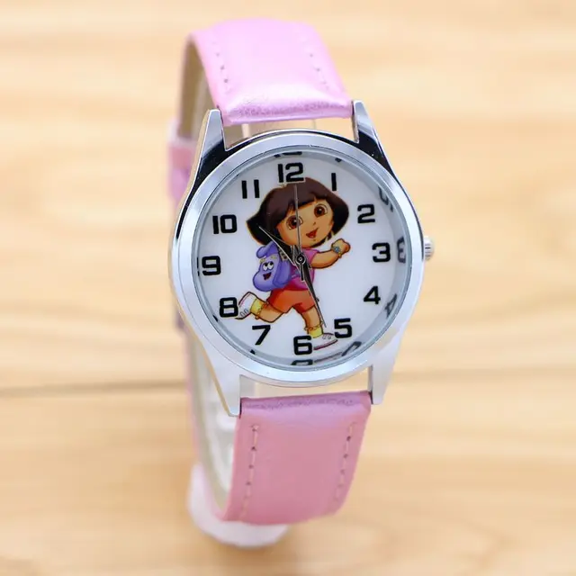 Dora Researcher Quartz Children Sport Fashion Cartoon Leather Watches Wrist Watc Dora Researcher Quartz Children Sport Fashion Cartoon Leather Watches Wrist Watc