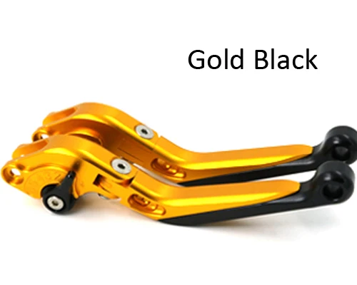 Gold Black Тормозной рычаг сцепления для KAWASAKI NINJA 650/R NINJA650 NINJA650R- Мотоцикл Регулируемый складной выдвижной - Цвет: Gold Black