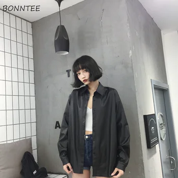 

Jackets Women Korean Style All-match Harajuku Autumn New Trendy Casual Loose Womens Clothing High Quality Single Breasted Chic