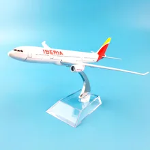 16 см Испания Iberia Airlines A330 A380 Boeing 747 400 777 металлический самолет подарок на день рождения Модель самолета W Стенд игрушки для детей