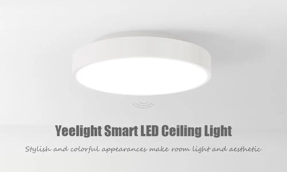 Оригинальный Yeelight YLXD01YL Интеллектуальный светодиодный потолочный светильник пылестойкость беспроводной затемнения Смарт-приложение
