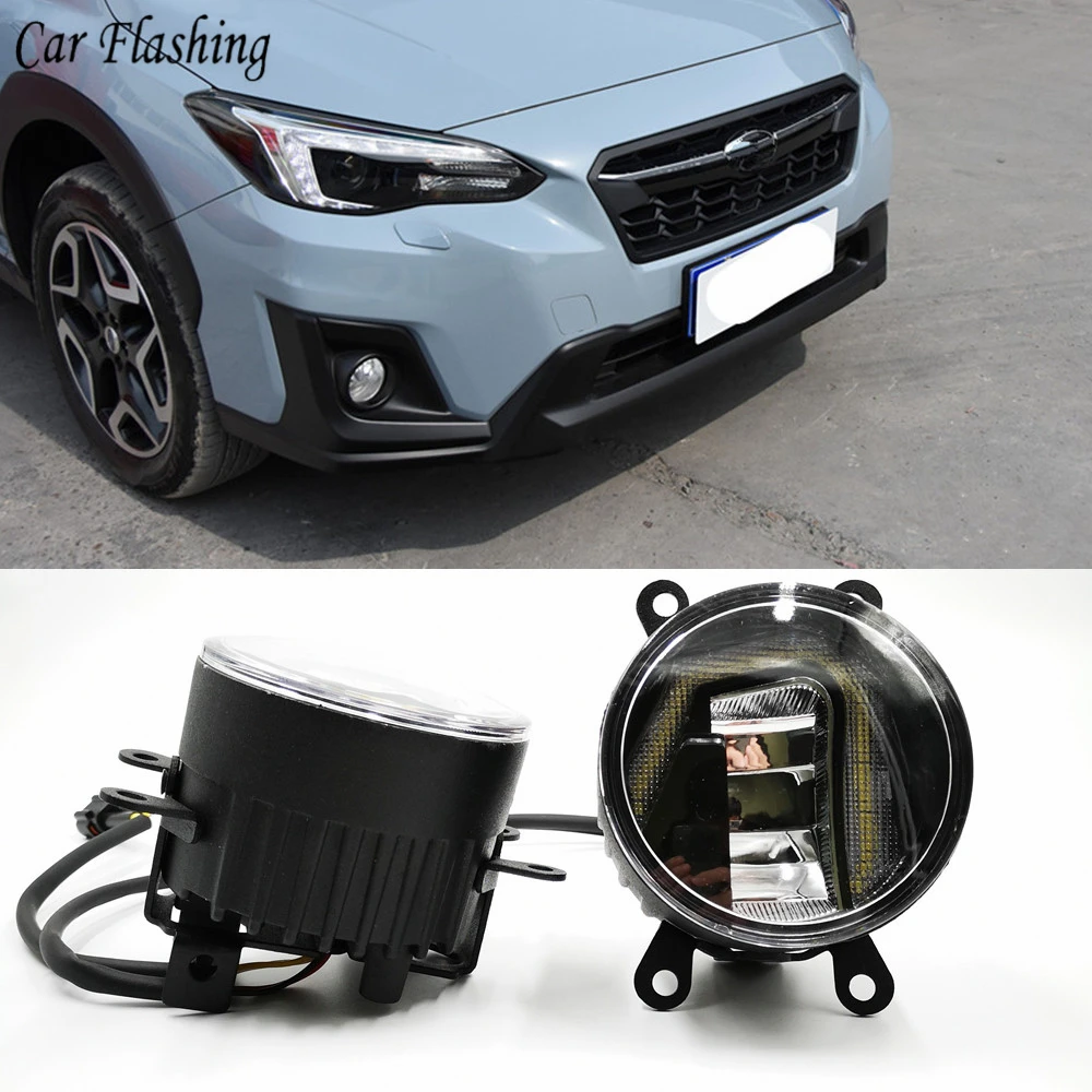 3in1 Functions Auto Led For Subaru Xv 20122018 Drl Daytime Running
