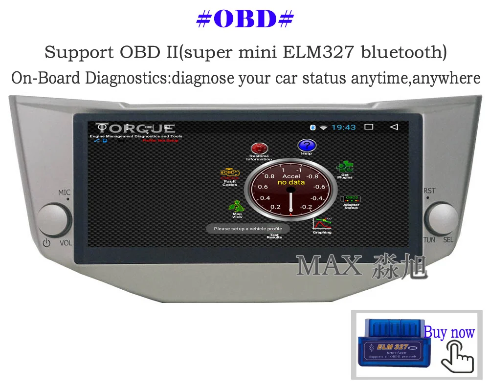 Sale MAX  Android 8.1.0 GPS Navigation System For Lexus RX330/RX200/RX350 Car Radio RDS Bluetooth Call/Music WiFi 4G SWC Free Map 11