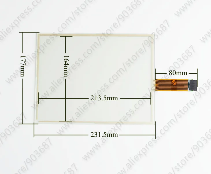 Сенсорный экран дигитайзер для 2711P-RDT10C сенсорная панель стекло с накладкой(защитная пленка