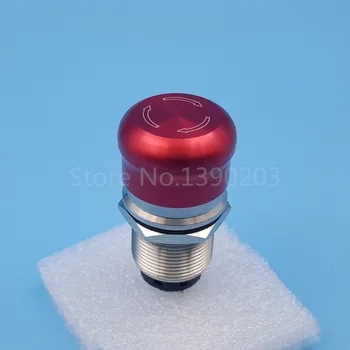 

19mm Stainless Steel 3Pin SPDT Waterproof Emergency Stop Mushroom Push Button Switch 1NO 1NC