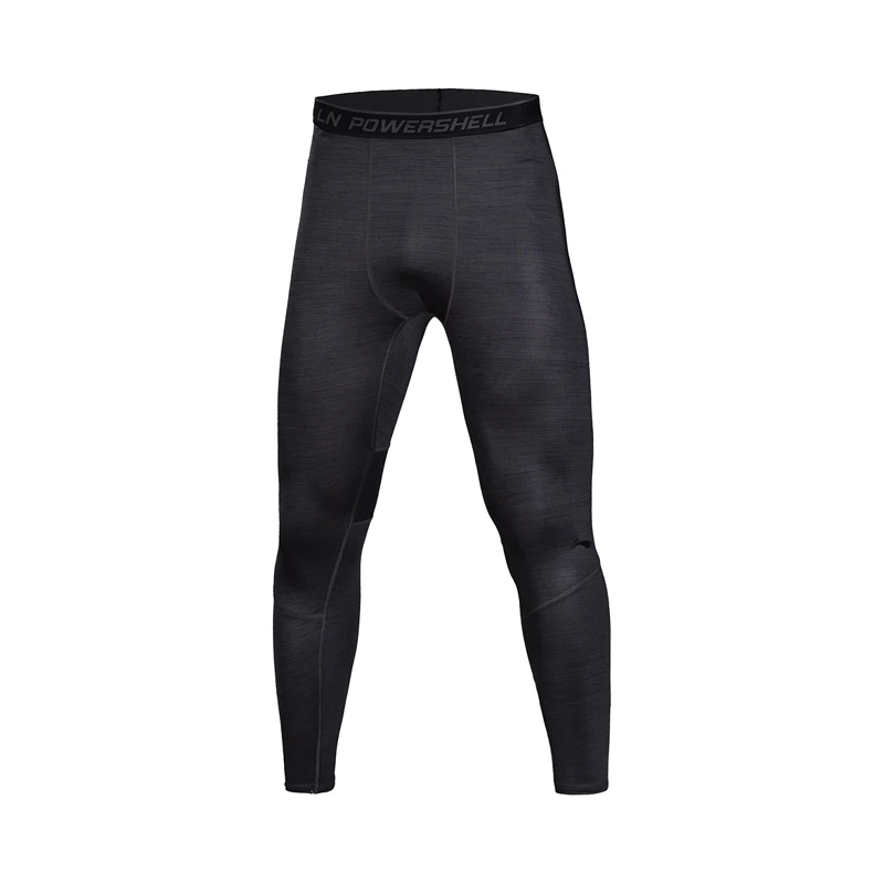 Клиренс) Li-Ning мужские брюки с базовым слоем, обтягивающие эластичные Джерси для спортзала, 88% полиэстер, 12% спандекс, подкладка, спортивные штаны, AULN015 MKY355