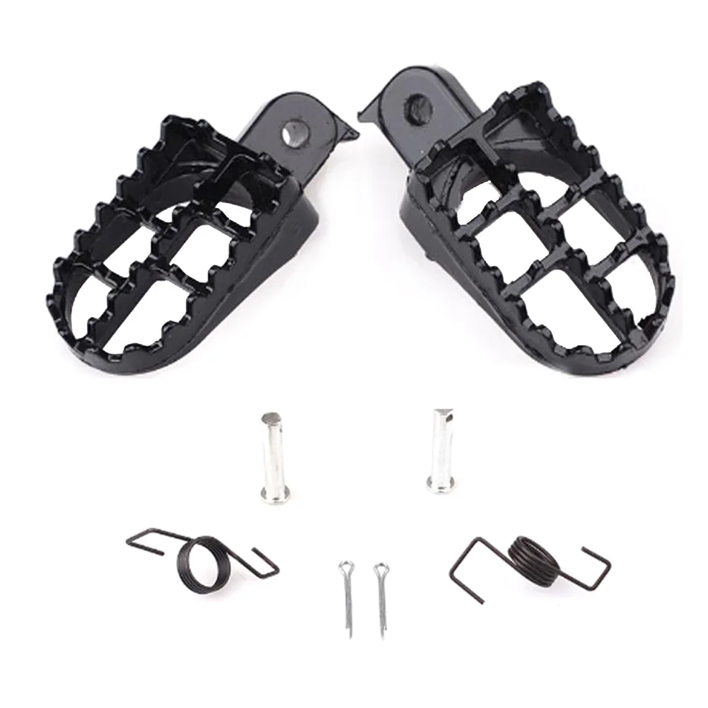 New Motocross Wide Fat Foot Pegs Footrest For Honda CR CRF XR 50 70 80
