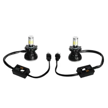 1set Auto Led Headlamp 9V 36V 40W Aluminum COB LED 4000ML Super bright H1 H3 H7