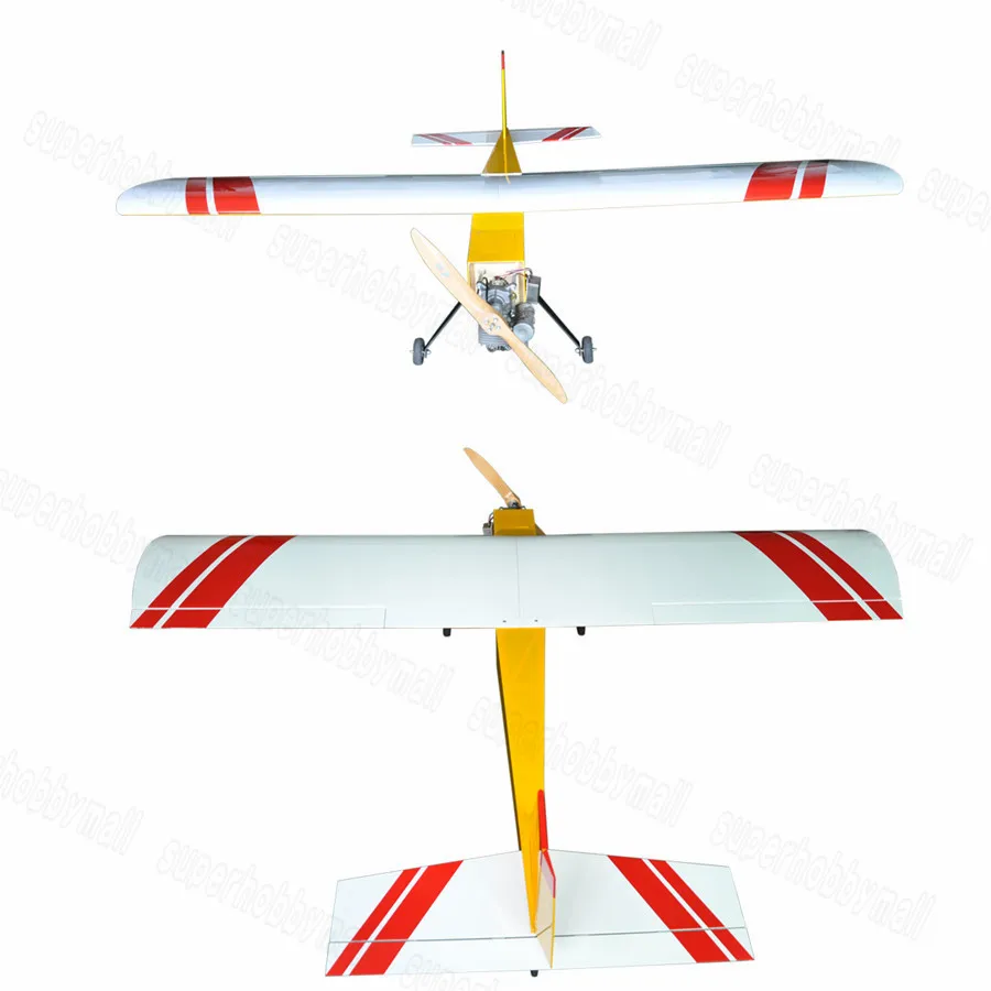 F117 Trainer 90.5" 50cc Balsa Wood Galsline Fixed Wing RC Airplane