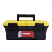 AUMOHALL Plastic Toolbox Portable Hand Carry Car Repair Tool Storage