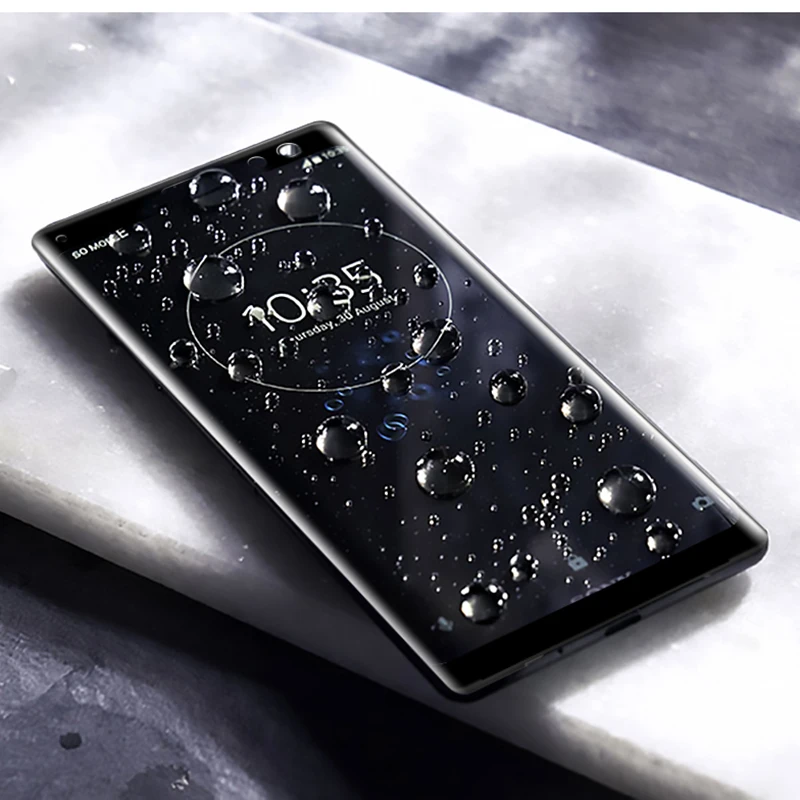 3D изогнутое полное покрытие из закаленного стекла для sony Xperia XA2 XA1 XA plus Ultra XZ3 XZ2 XZ Compact premium X Z S XZS Экран proector