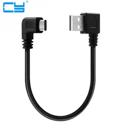 90 graus cotovelo duplo Тип-C USB3.1 USB-C Ангуло дирейту сделать Sexo masculino Para USB 2.0 rapida carga sincronizacao де Dados