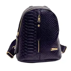 Рюкзак женщин Кожа Школьные сумки Путешествия организовать рюкзак Мешок рюкзаки для девочек Рюкзак mochila feminina 2016