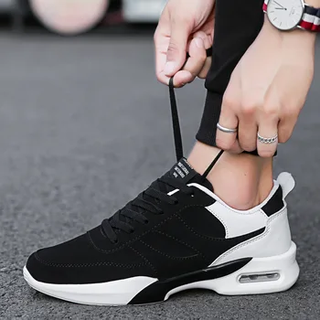 

Men Casual Heightening Shoes Men Comfortable Fashion Slip On Leisure Stability Footwear